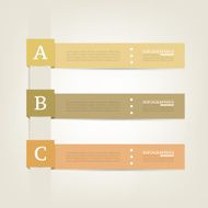 Infographics design template Business concept with 3 options N22