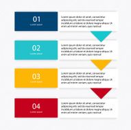 Vector colorful info graphics for your business presentations N393