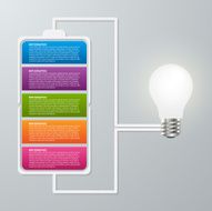 Modern design creative infographic business concept Vector illustration