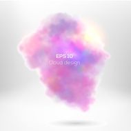 Creative cloude smoke for your design