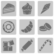 Vector Set of Dessert Icons N16