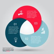 Vector circle element for infographic N109