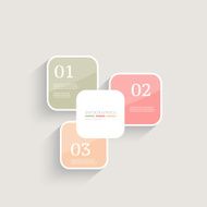 Infographics design template Business concept with 3 options N24