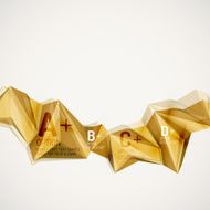 Geometric shapes in the air Vector abstract background N508
