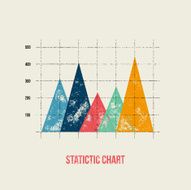 Vector flat design infographics statistics chart and graph N2