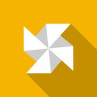 Paper windmill icon - Vector N2