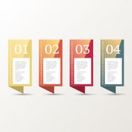 Infographics design template Business concept with 4 options N39