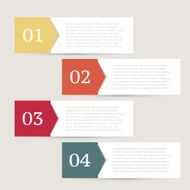 Infographics design template Business concept with 4 options N40