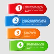Design Template with Four Elements N13
