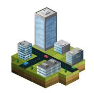 Isometric buildings N3