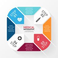 Vector circle plus sign infographic Template for diagram graph presentation N10