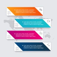 Vector colorful info graphics for your business presentations N398