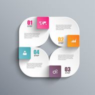 Infographics vector design template N401