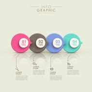 abstract flow chart infographics N37