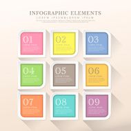 abstract tag infographics N4