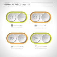 Business infographics elements Modern design template Abstract layout N4