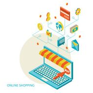 Icons for mobile marketing and online shopping N18