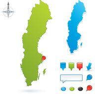 Sweden Map N5