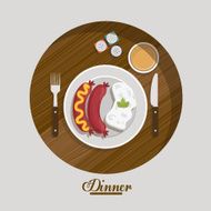 Menu and Food design N16