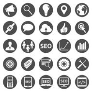 Vector Set of SEO Icons N18