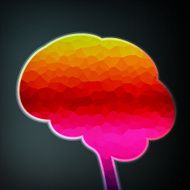 Colorful structure in the form of brain N4