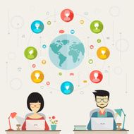 social media network concept