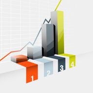 Bar chart 3d style