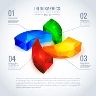Business Infographics 3D style Vector illustration N7