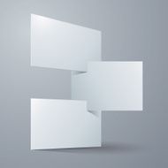 Blank paper cards background Vector N3