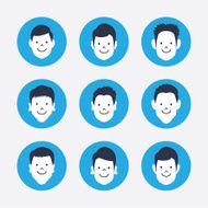 Set of avatar icons N26