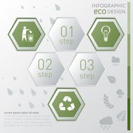 Eco infographic template