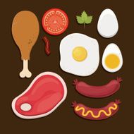 Food infographic design N27