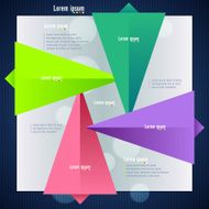 Info graphic Background with Arrows N31