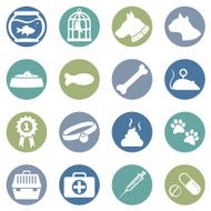 Vector Set of Pets Icons N20