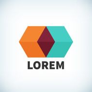 Modern icon flat design element template N2