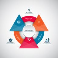 Business infographics template Vector illustration N21