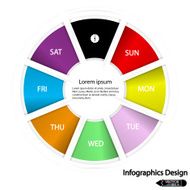 Modern infographics options banner N753