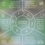 Circle line infographic Template for cycle diagram graph presentation and N32