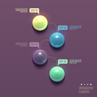 Business Infographics ball concept N7