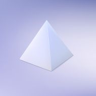 Pyramid basic geometric shape
