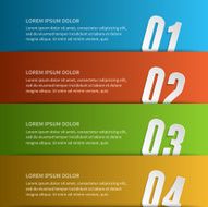 Business step options banner Vector illustration N20