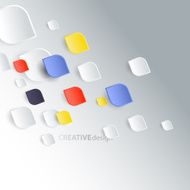 Creative leaves background