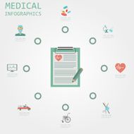 Medical and healthcare infographic N67