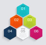 Vector colorful info graphics for your business presentations N403