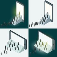 Social network and technology concept N11