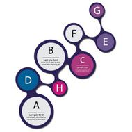 Infographic Metaball Element Flat Vector Design N3