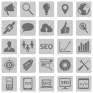 Vector Set of SEO Icons N21