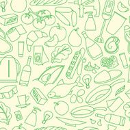 Supermarket goods pattern N2