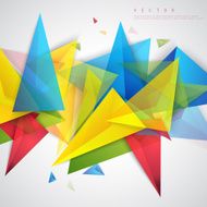 Vector Triangles pattern background N14