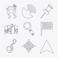 gps icon design N10
